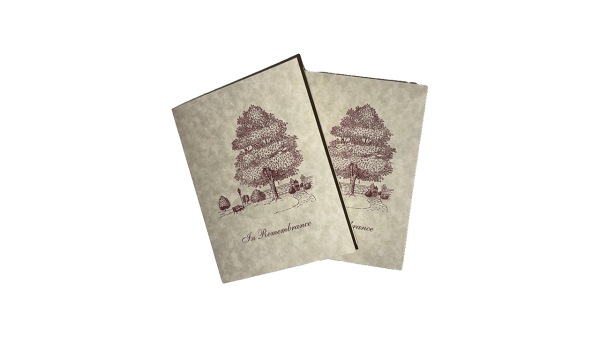 Personalized Memorial Folders Only