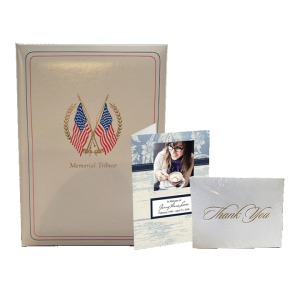 Included Stationery Package - Flag Scene