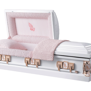 Praying Hands - White with Pink